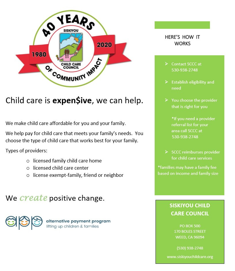 SCCC programs and services